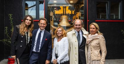 Riedel family together at headquarters in Kufstein