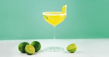 margarita and limes