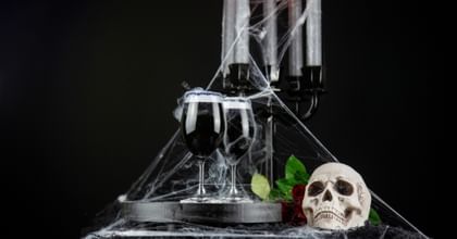 Halloween themed cocktails in RIEDEL glass