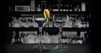 Nick and Nora-Glass filled and unfilled