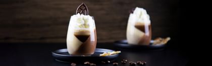 two Affogatos in RIEDEL glasses