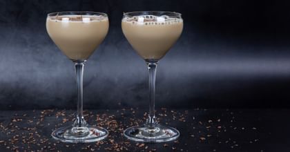 two coffee cocktails