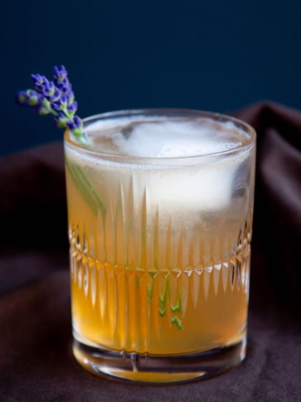 cocktail in glass