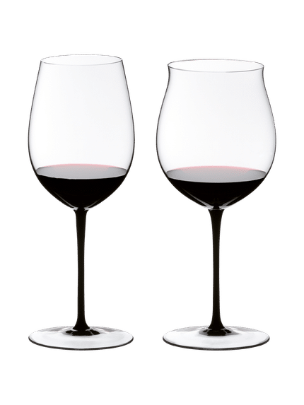 RIEDEL Fatto a Mano Black Tie red wine glasses