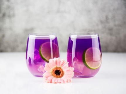 purple cocktails