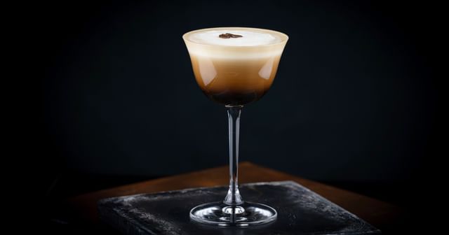 espresso martini in RIEDEL glass