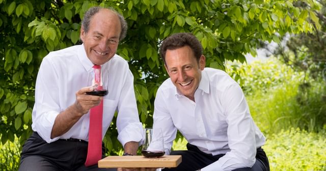 Georg J. Riedel and Maximilian J. Riedel outdoors