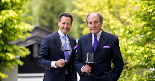 Georg J. Riedel and Maximilian J. Riedel together outside