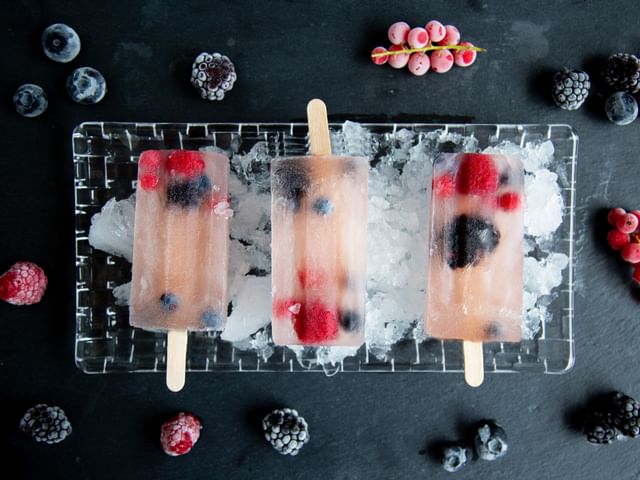 frozen berry ice